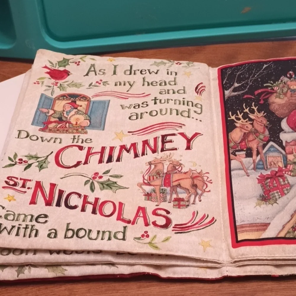 NWT Soft Cloth Childrens Books ,2 pack Hand Crafted